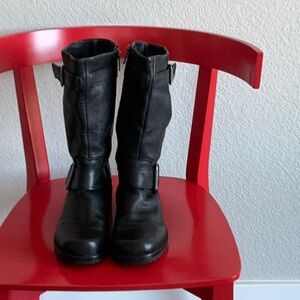 Garnet Hill Gentle Souls Buckled-Up Boots